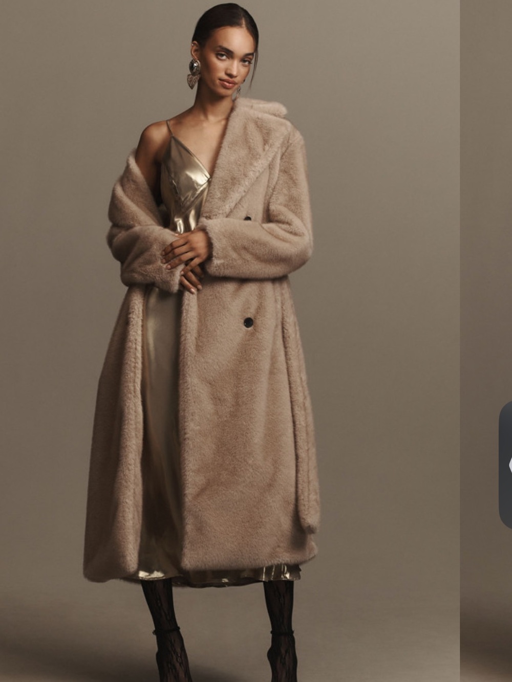 Long fur jacket